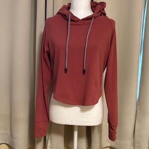 CB Rust Hoodie with Drawstrings